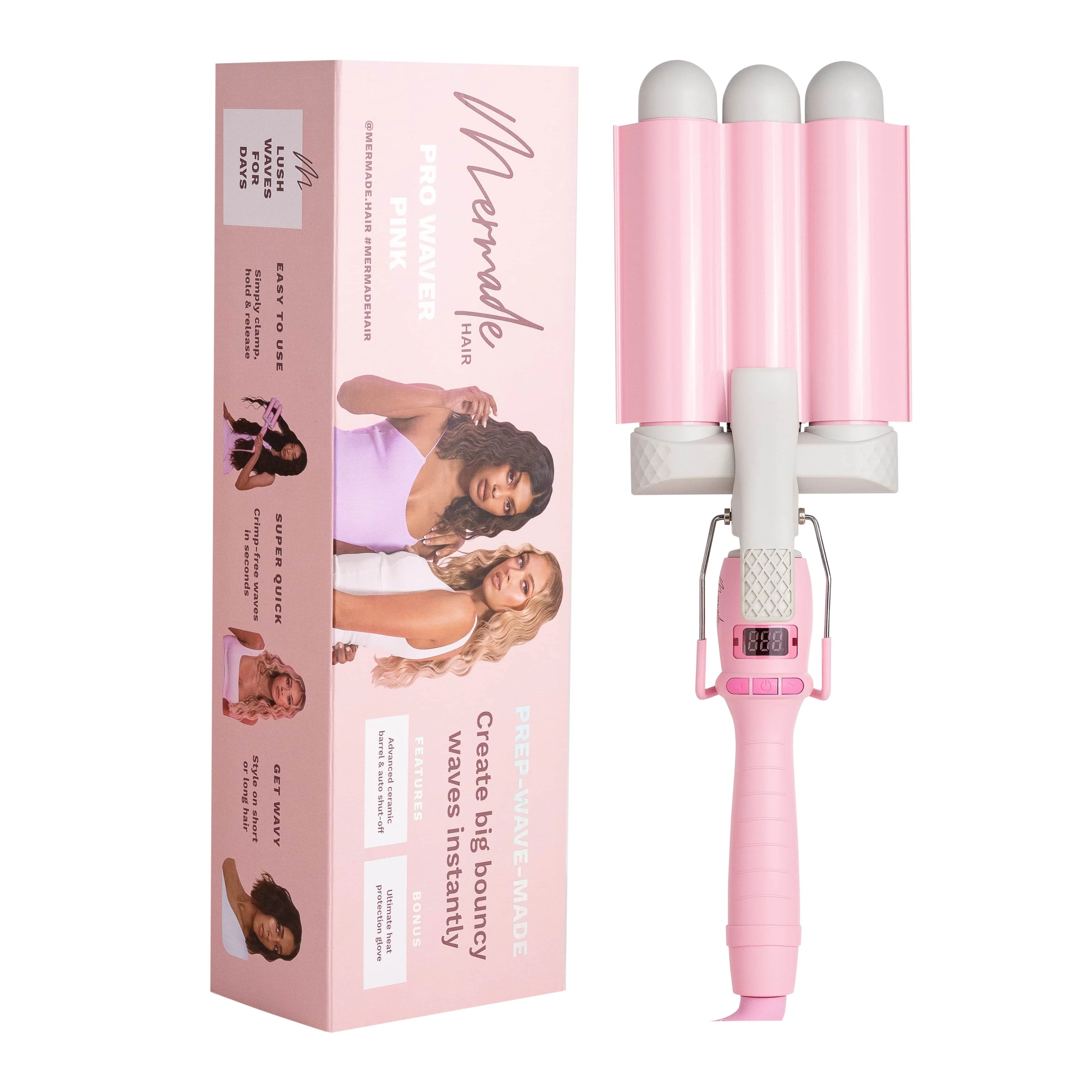 Plancha alisadora Hair Tools PRO Waver de 32 mm