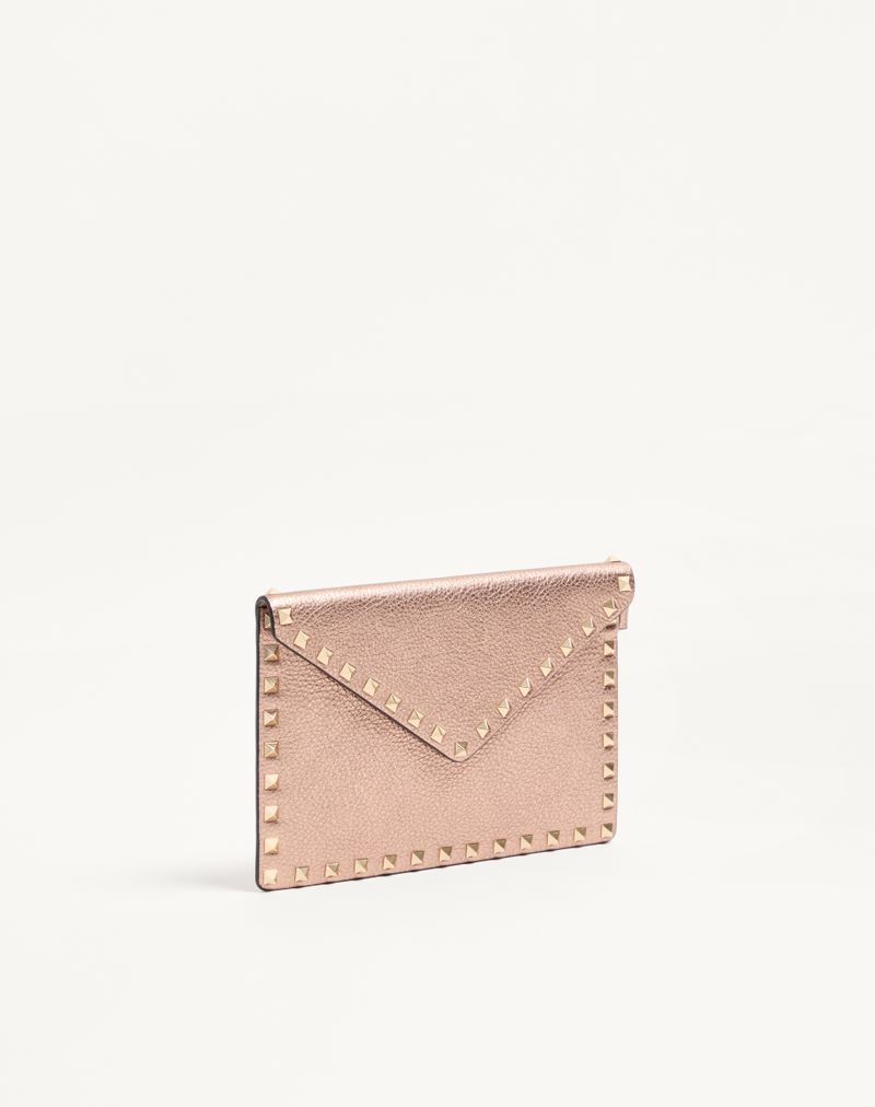 Rockstud Clutch i lamineret granatkalveskind