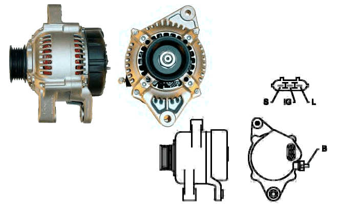 FRIESEN Lichtmaschine Toyota 9051286 - ATU