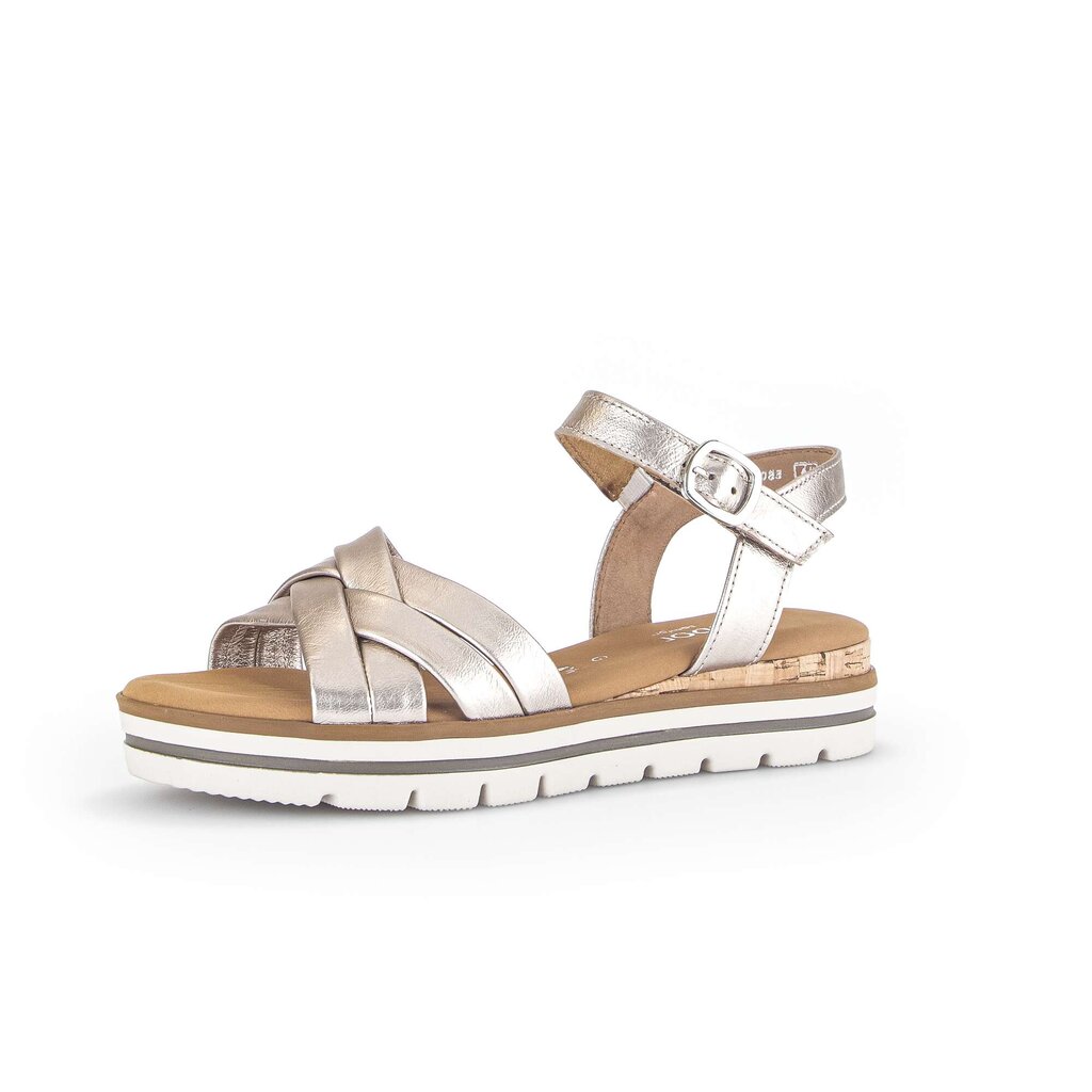 Gabor comfort Keilsandalette gold