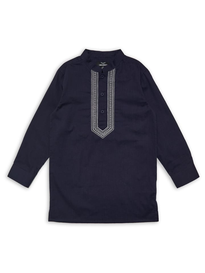 Threadboys Langarmhemd TBB Woven Eid Braden in Navy günstig kaufen