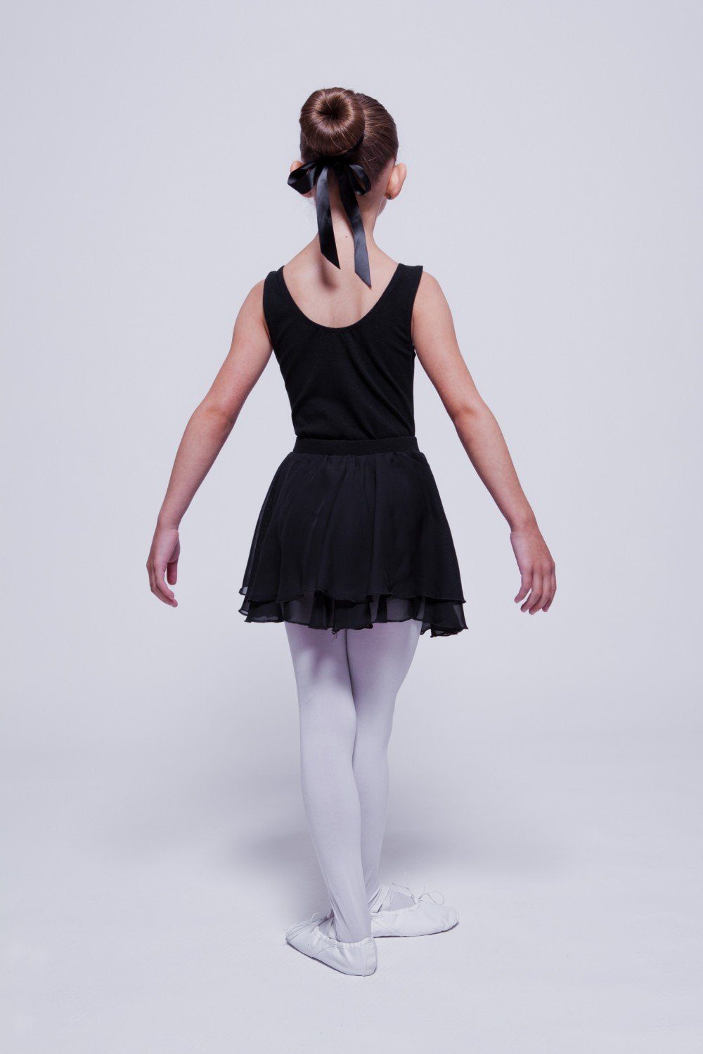 tanzmuster Schlupfrock Ballettrock Elli aus Chiffon zum Reinschlüpfen fürs Kinder Ballett