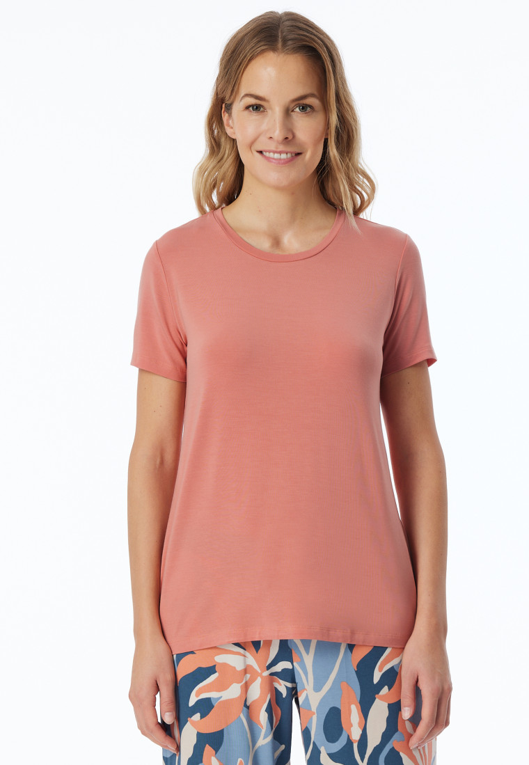 Shirt kurzarm rundhals papaya - Mix+Relax