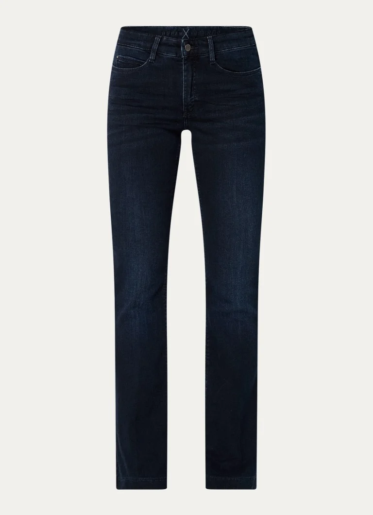 Jeansy MAC Jeans Dream ze średnim stanem i rozszerzanymi nogawkami, wykonane z elastycznego materiału.