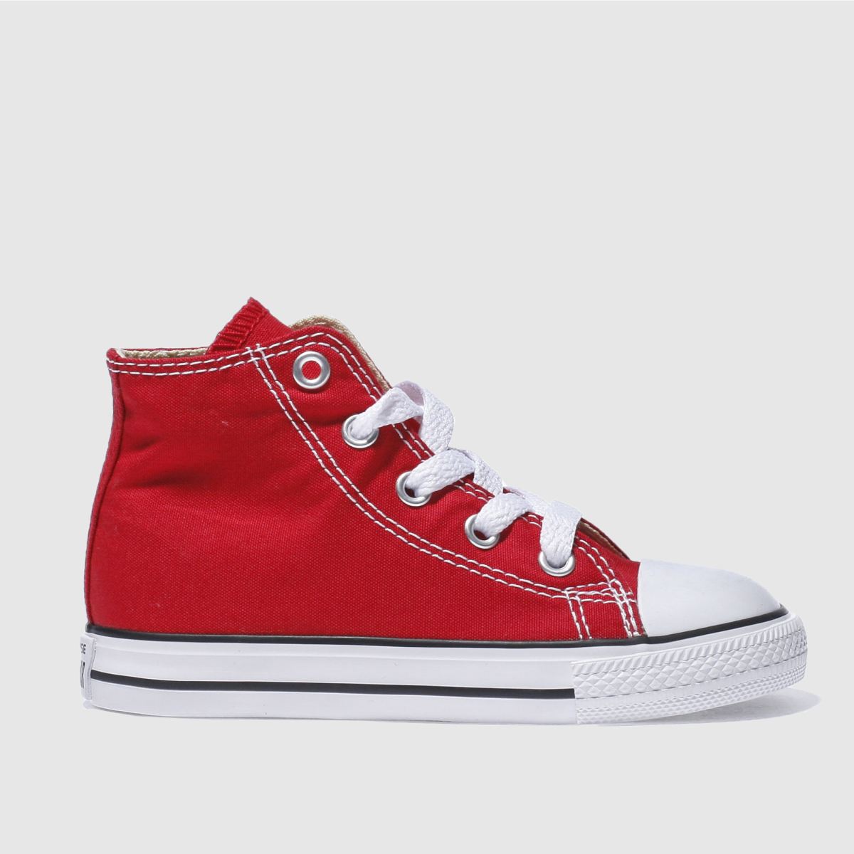 Converse röda all star hi-skor för småbarn