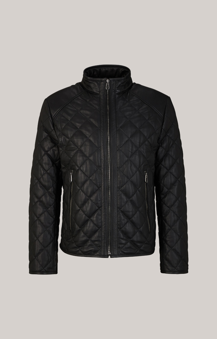Lederjacke Boy in Schwarz