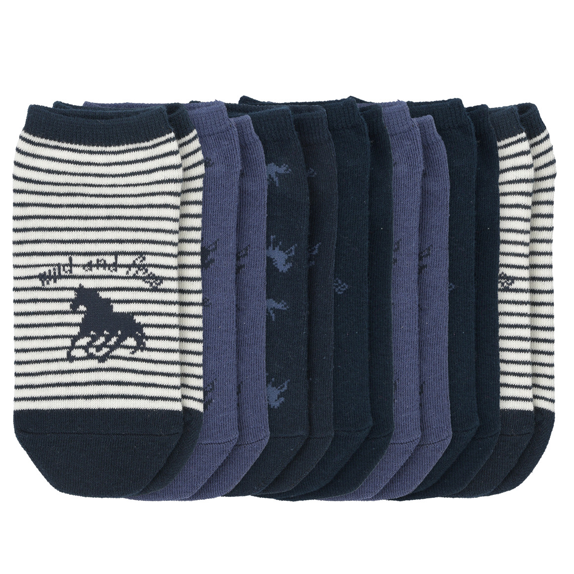 7 Paar Mädchen Sneaker-Socken im Set