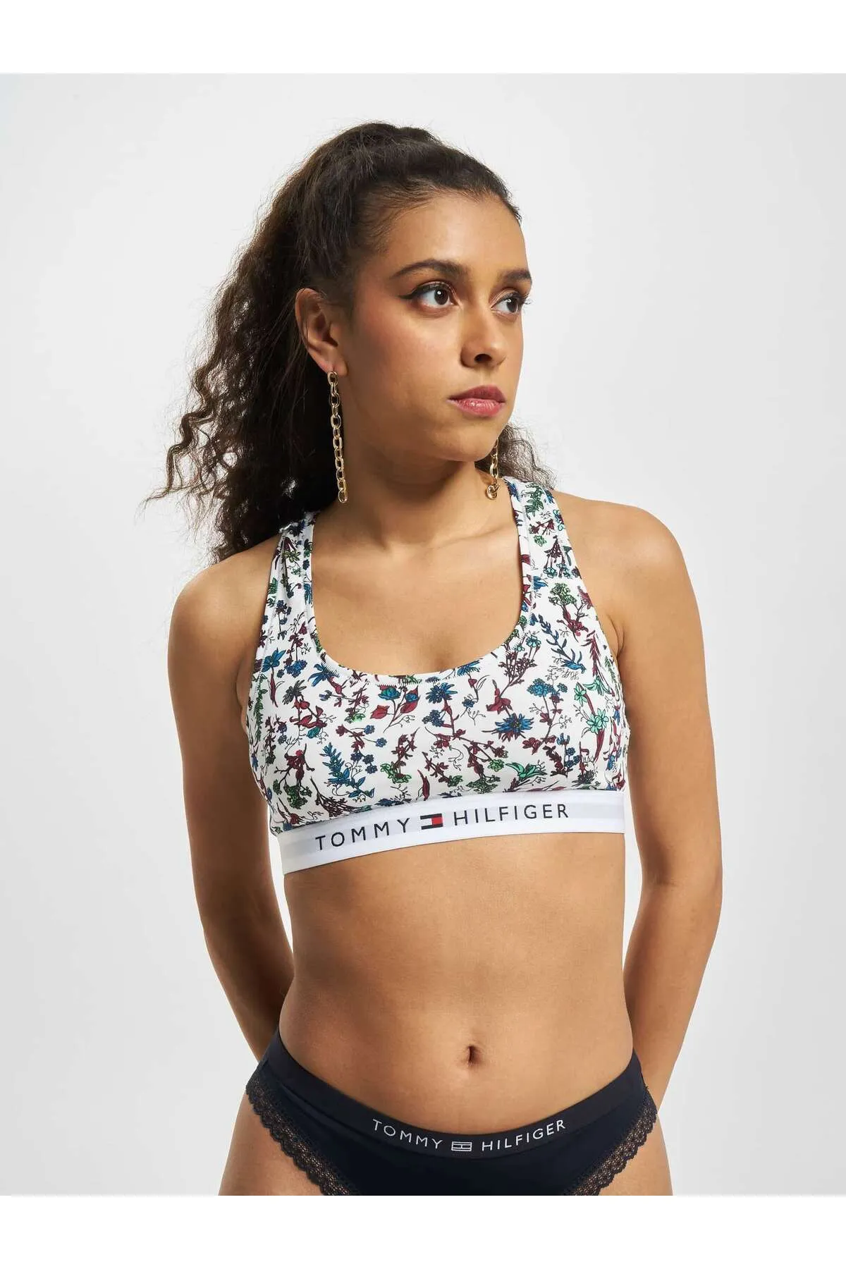 Tommy Hilfiger  Ungefütterter Damen-Bralette mit Druck