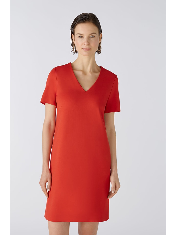 Oui Kleid in Rot günstig kaufen