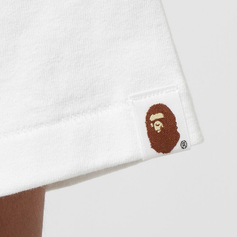 A Bathing Ape Colors College Tee M C white