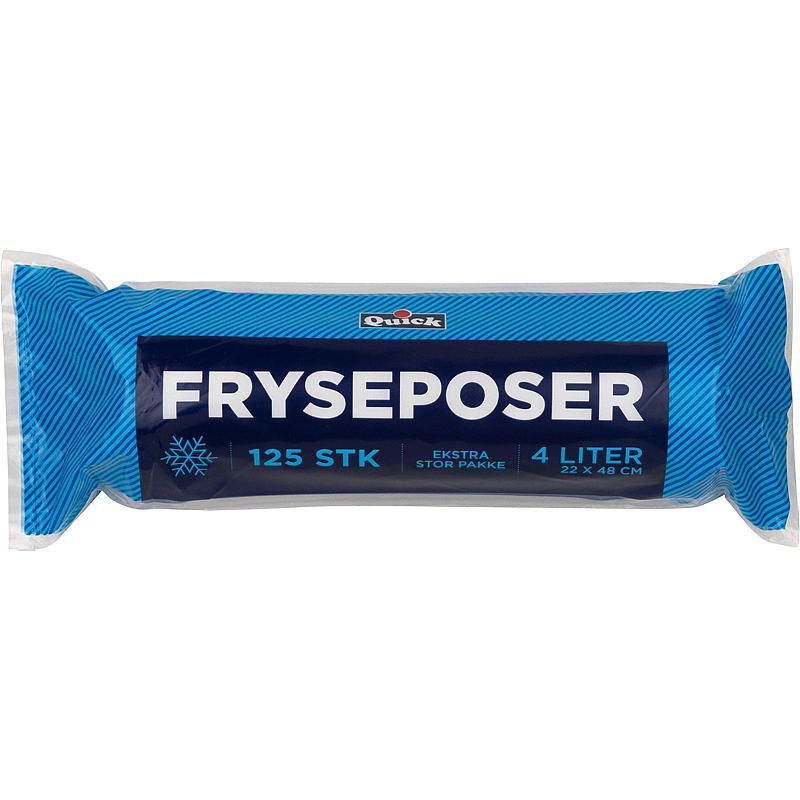 Quick Fryseposer 4 l Maxi 125 stk