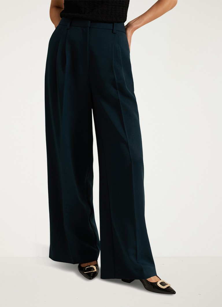 Pantaloni Arabella Phase Eight cu talie înaltă și croi larg, cu buzunare laterale