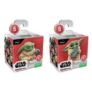 Star Wars Bounty Collection Figuren 2er-Pack Grogu Force Focus & Beskar Bite 6 cm