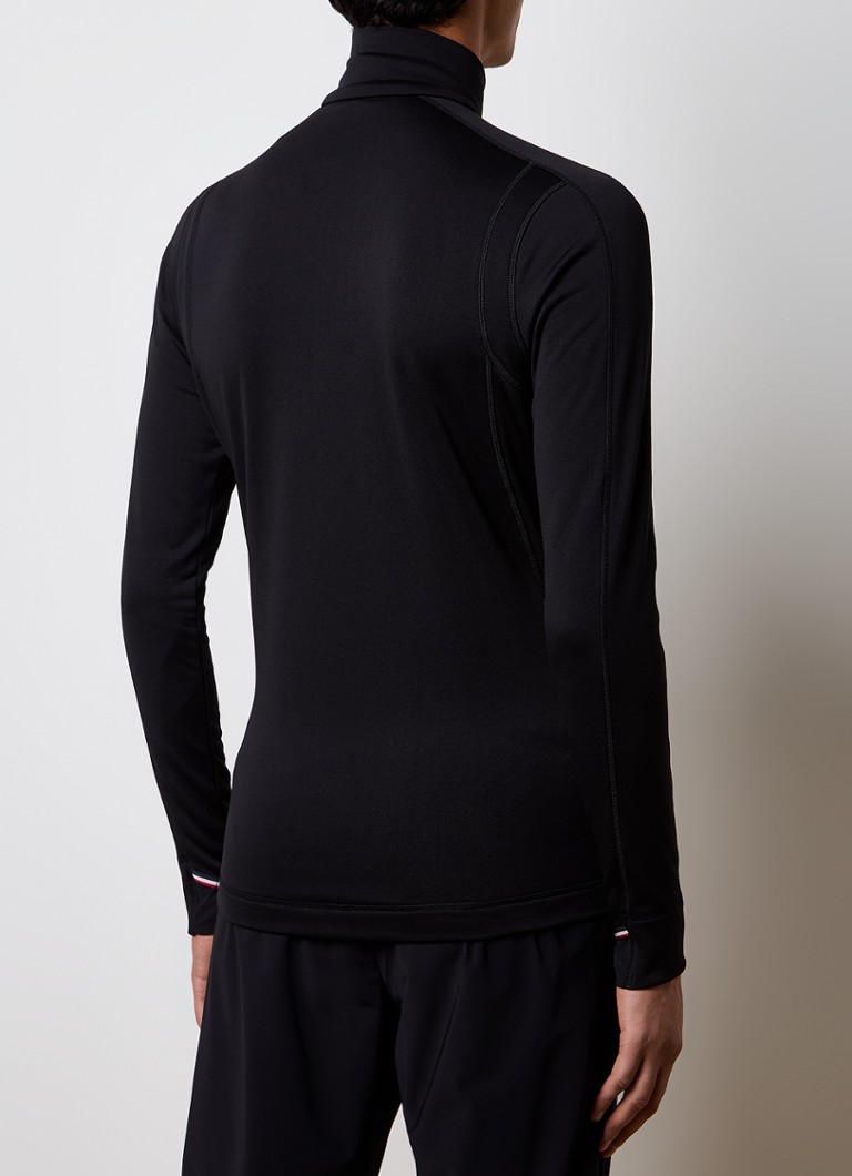 Pulover Moncler Sporty cu fermoar pe jumătate