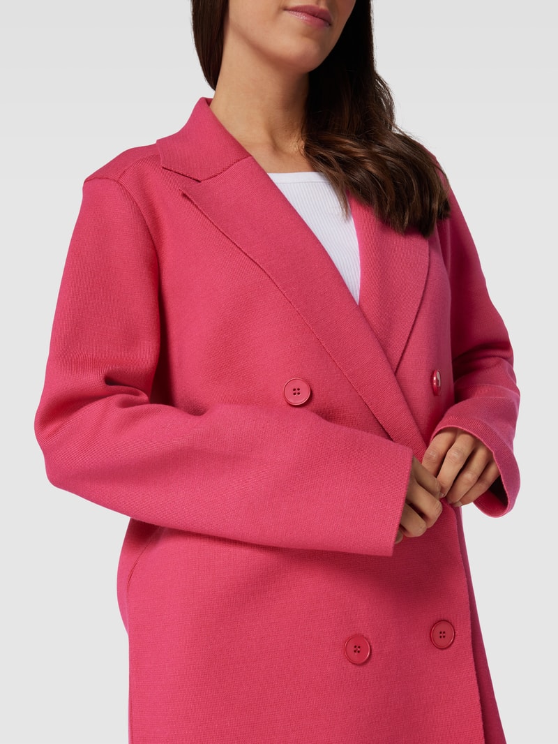 Blazer mit Reverskragen Modell 'DOUBLE BUTTONED BLAZER' in pink
