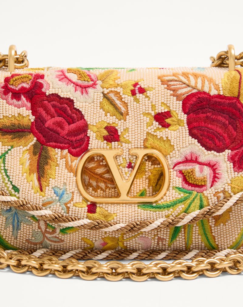 Valentino Garavani Vain Broderet Lille Skuldertaske