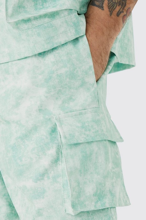 Cargo-Shorts mit elastischem Bund
