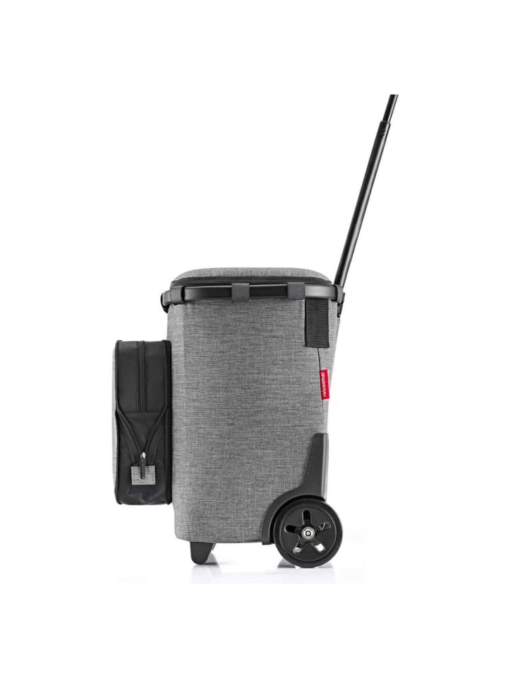 Reisenthel carrycruiser plus - Einkaufstrolley recycelt PET 52.5 cm (black) in frame twist silver günstig kaufen onesize