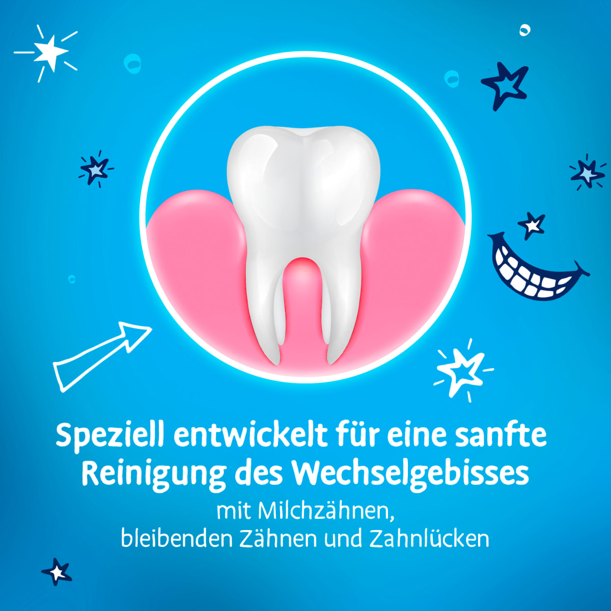 Zahnbürste Kinder Juniorzahn, 6 bis 8 Jahre weich, 1 St