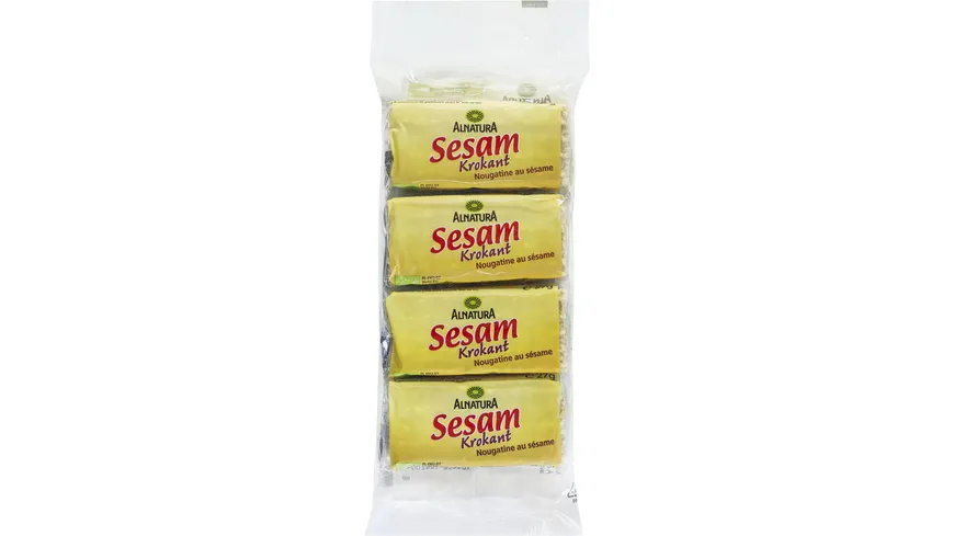 Alnatura Bio Sesam-Krokant-Riegel 108 g