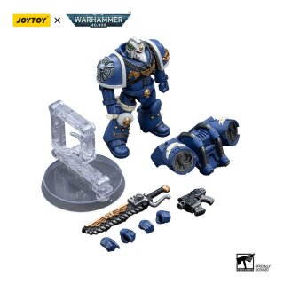 Warhammer 40k Actionfigur 1/18 Ultramarines Vanguard Veteran with Chainsword and Bolt Pistol 12 cm