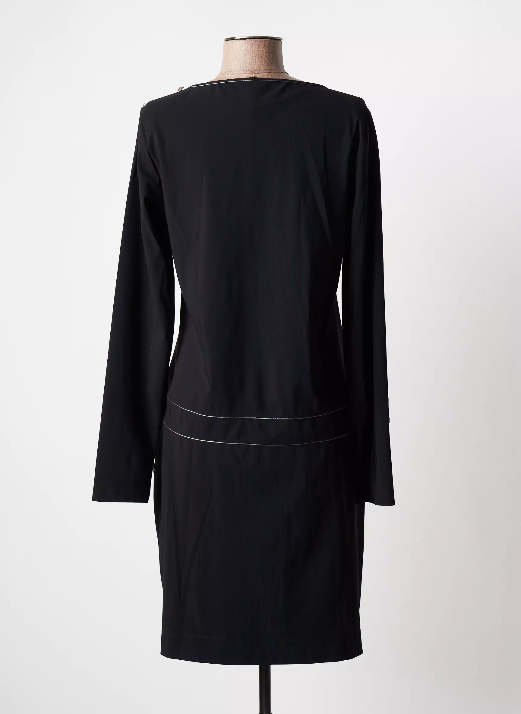 Indies Robes Mi Longues Femme couleur noir