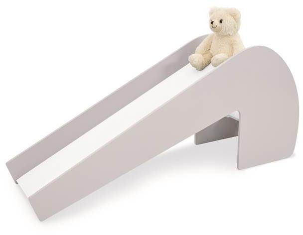 Pinolino® Indoor-Rutsche Holzspielzeug, Lotta, grau/weiß
