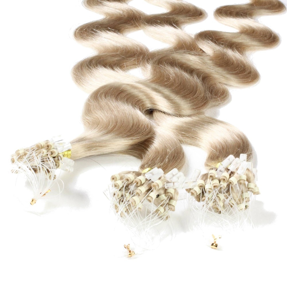 hair2heart Extensions à froid cheveux naturels #20 Blond cendré 1g extensions