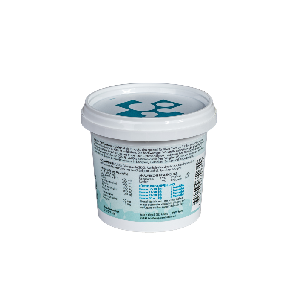Europeanpetpharmacy Ergänzungsfutter & Aufzucht Europeanpetpharmacy Senior 140 Gramm