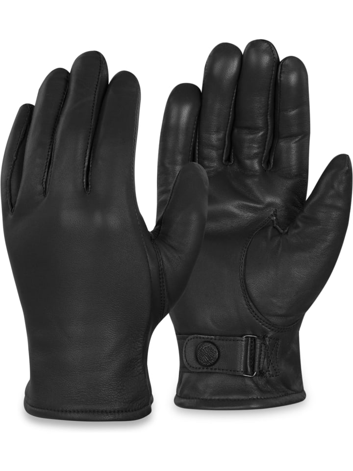 Normani Outdoor Sports Bundeswehr Lederhandschuhe Brüntrup in Schwarz günstig kaufen