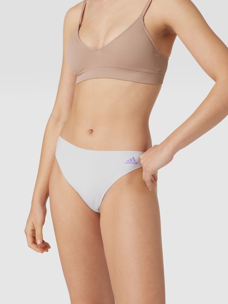 String mit Label-Print in hellgrau