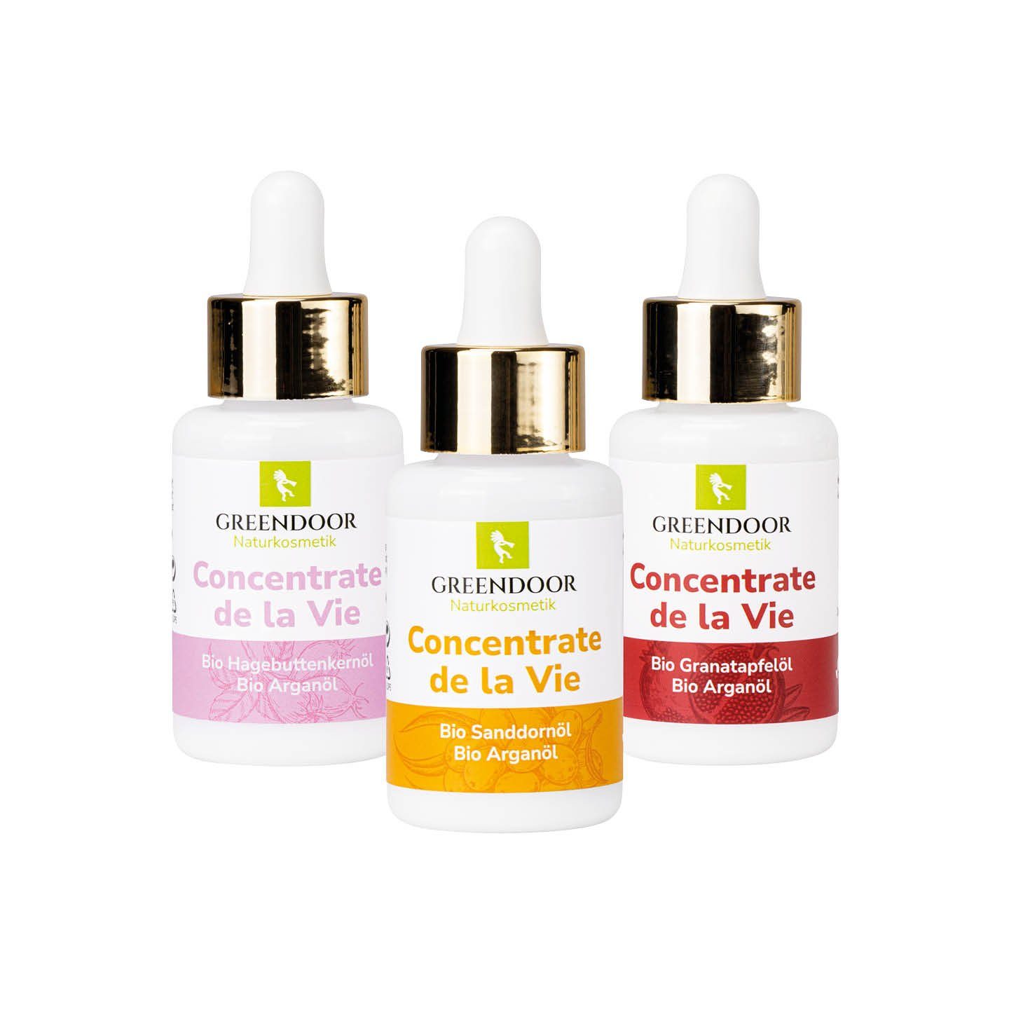 GREENDOOR Pflege-Geschenkset Geschenk Set Concentrate de la Vie