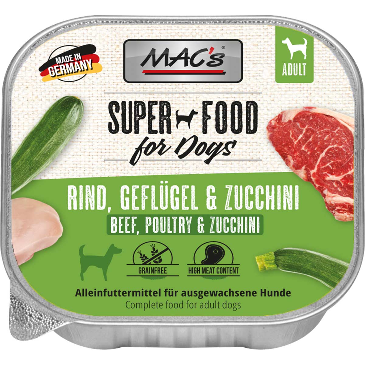 MAC's Dog Rind, Geflügel & Zucchini günstig kaufen bei ZooRoyal