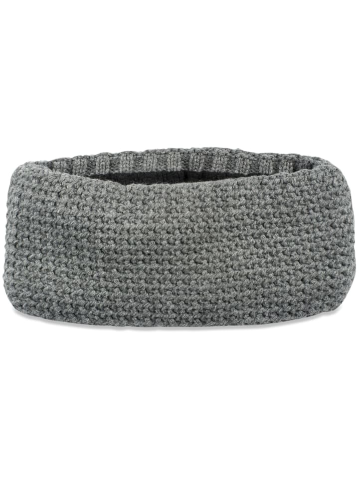 styleBREAKER Häkel Stirnband in Grau meliert günstig kaufen onesize