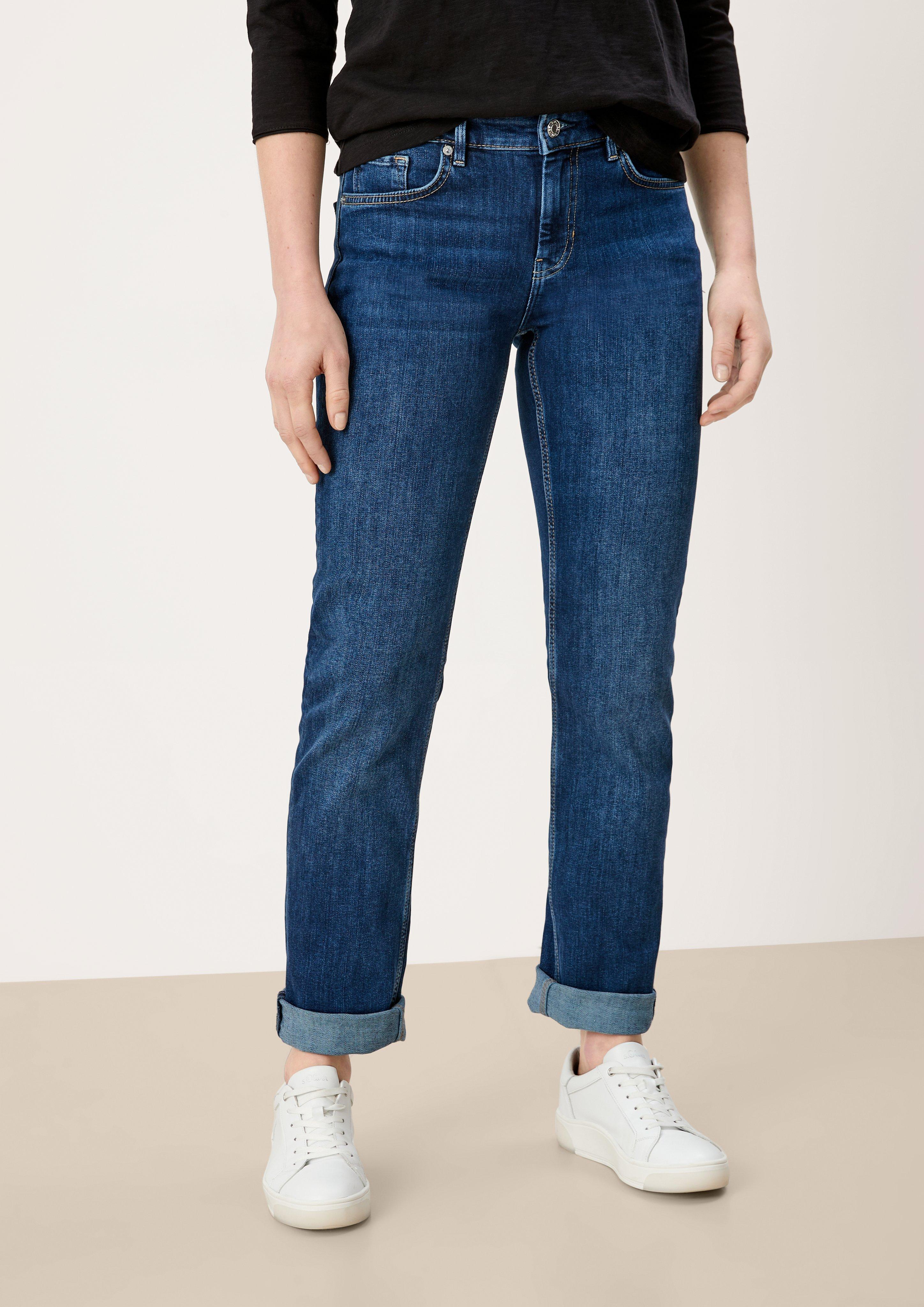 Jeans Karolin / Regular Fit / Mid Rise / Straight Leg   04.899.71.6676-56Z6