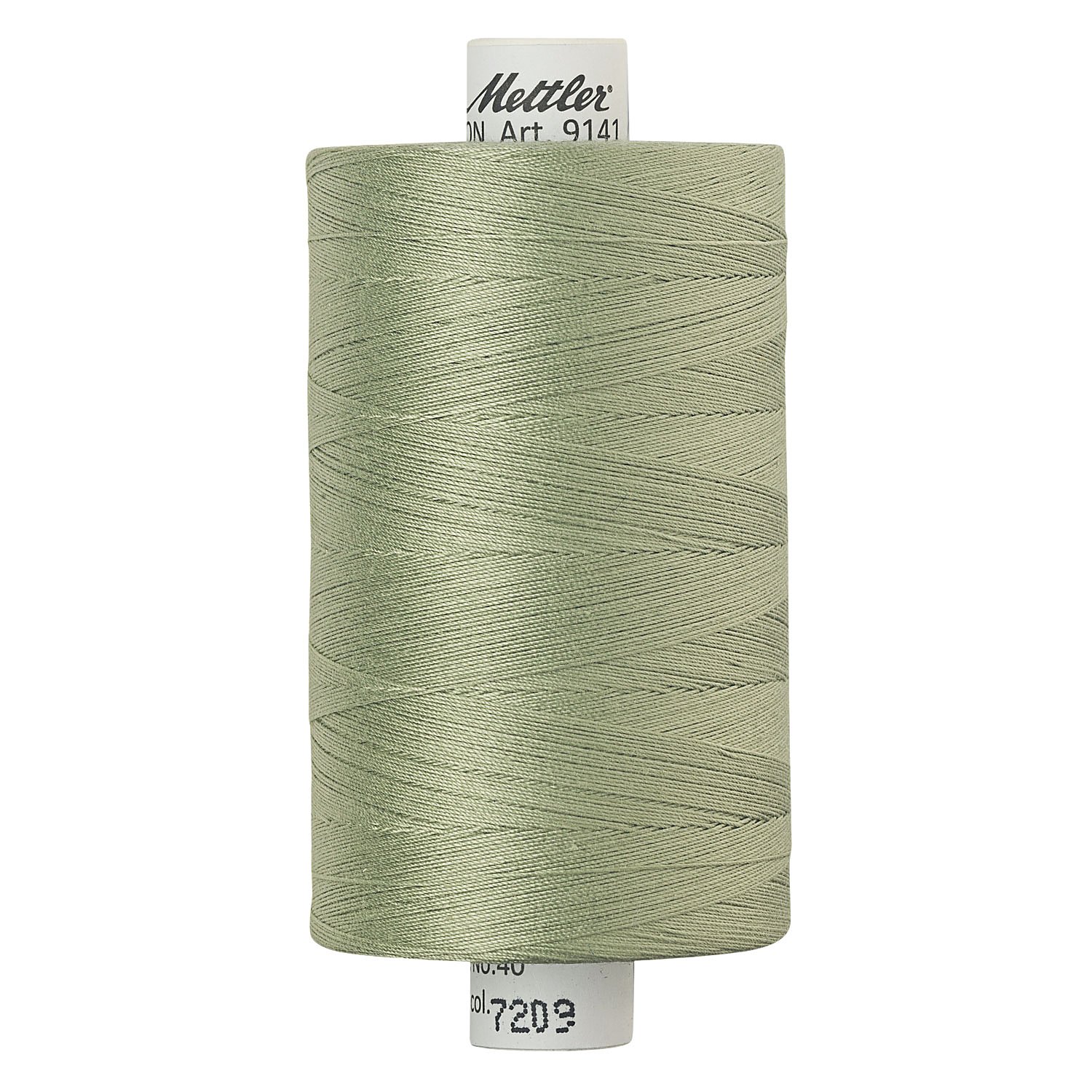 Mettler Silk Finish Cotton Maschinen- & Handquiltgarn, Stärke: 40, 1000m-Spule, eukalyptus