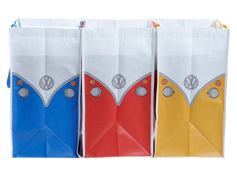 VW Bus T1 recyceltes Taschen-Set