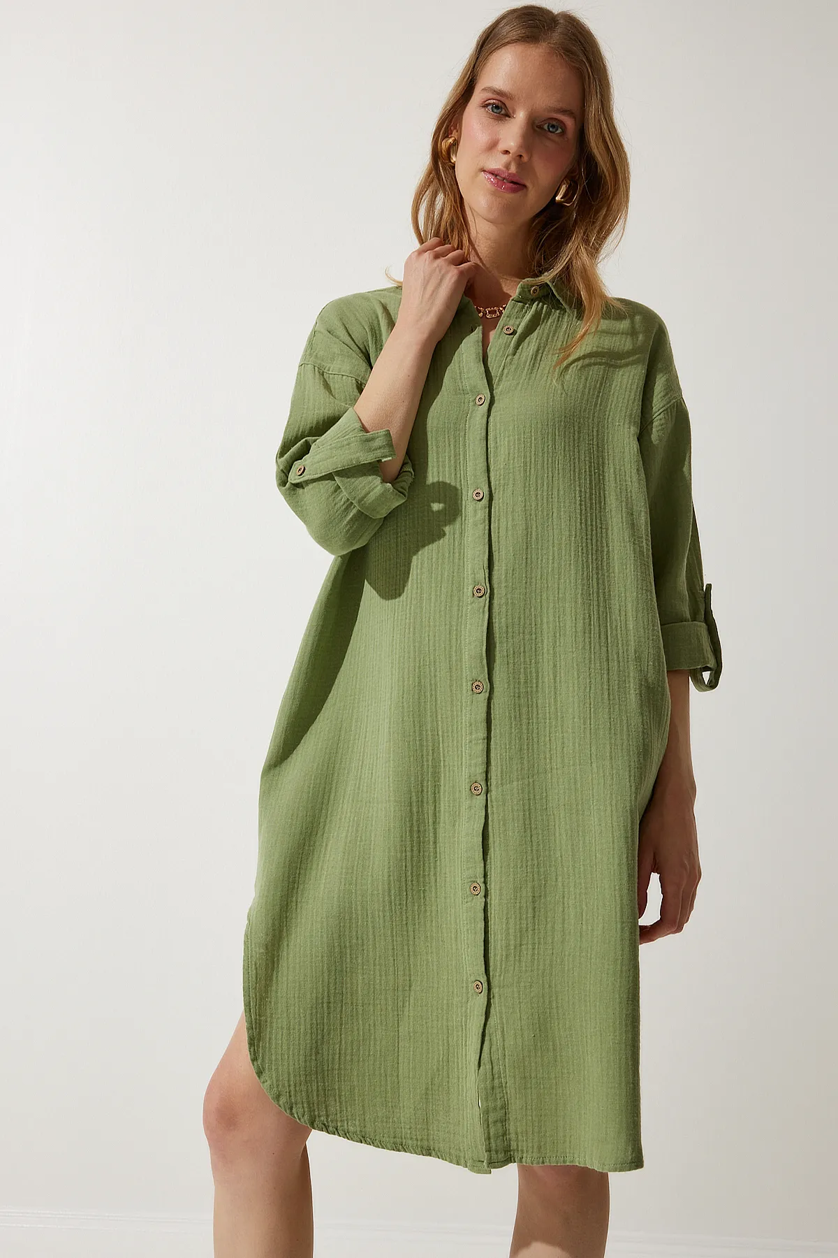 Happiness İstanbul  Kleid - Grün - A-Linie