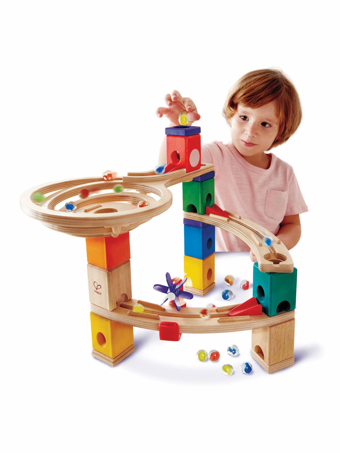 Hape Quadrilla Murmelbahn ENDSPURT HAPE - mehrfarbig
