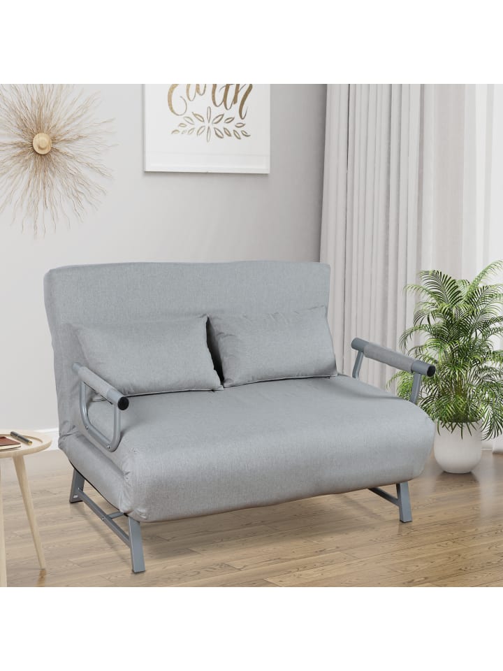 VCM  Schlafsofa Couch Kolino mit Schlaffunktion in Grau günstig kaufen onesize