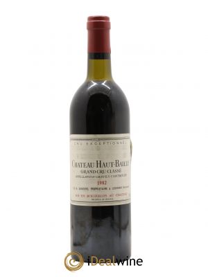 Château Haut-Bailly Cru Classé de Graves  1982 - Lot de 1 Bouteille