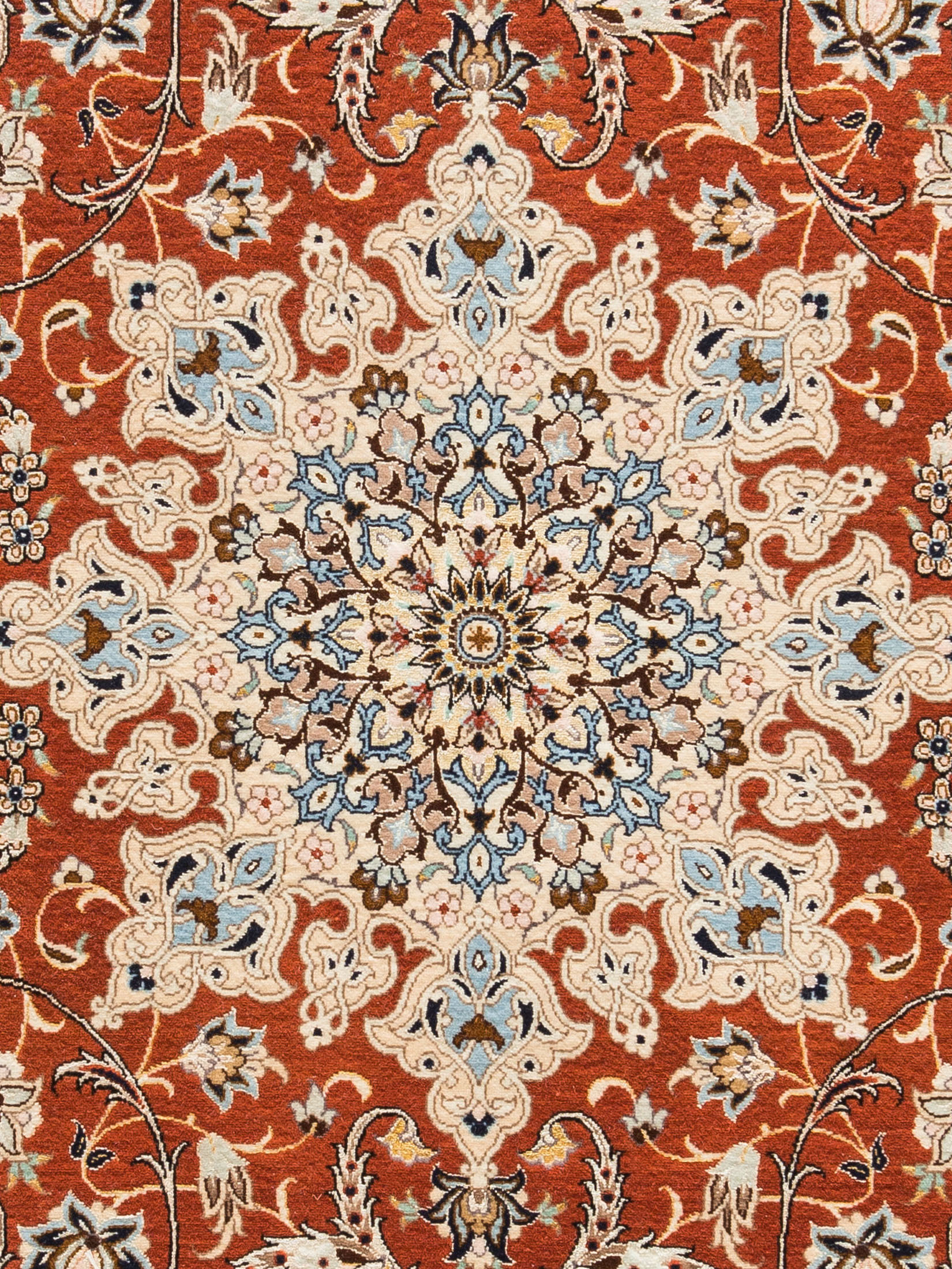 Isfahan Sadean Auf Seide ca. 154 x 230 cm, Unikat / Einzelstück