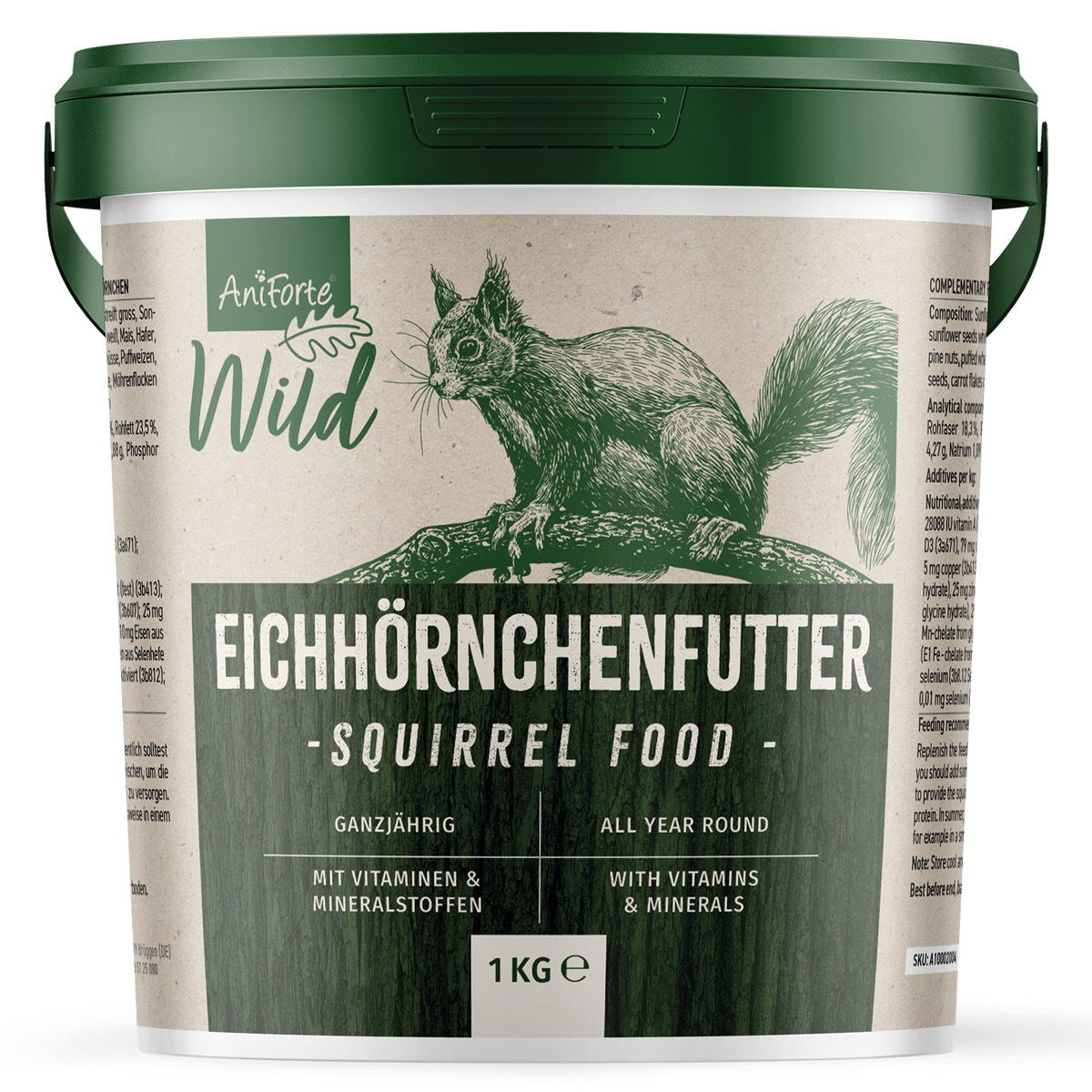 Aniforte Eichhörnchen Aniforte Eichhörnchenfutter 1 kg