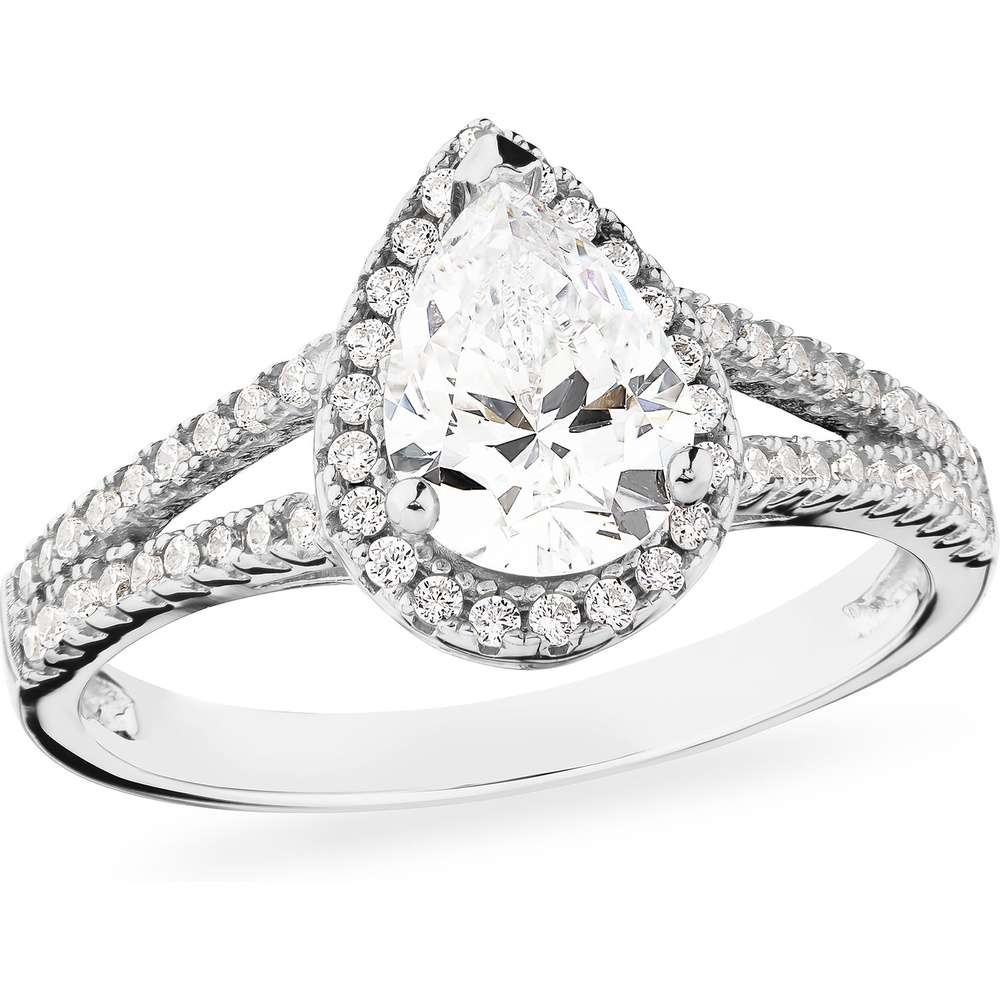 FAVS Bague pour femme 925 Argent argent Bague