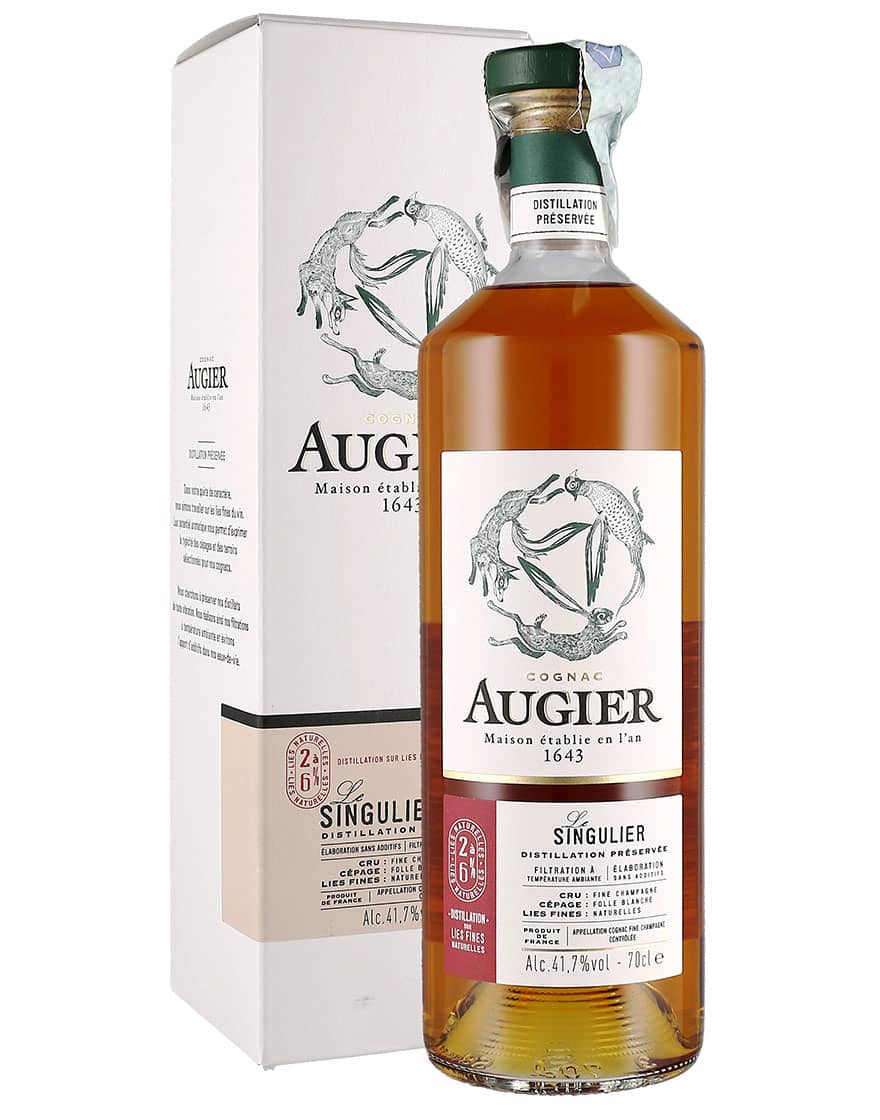 Cognac AOC Le Singulier Augier 0,7 ℓ, En Étui