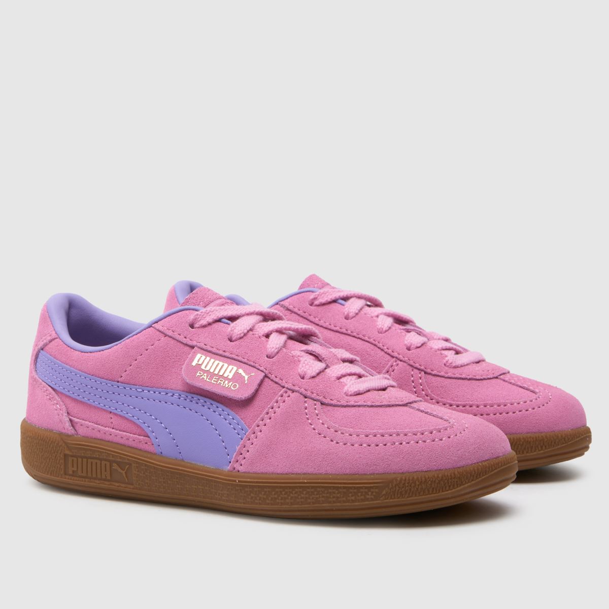 PUMA lila Palermo flickor junior träningsskor