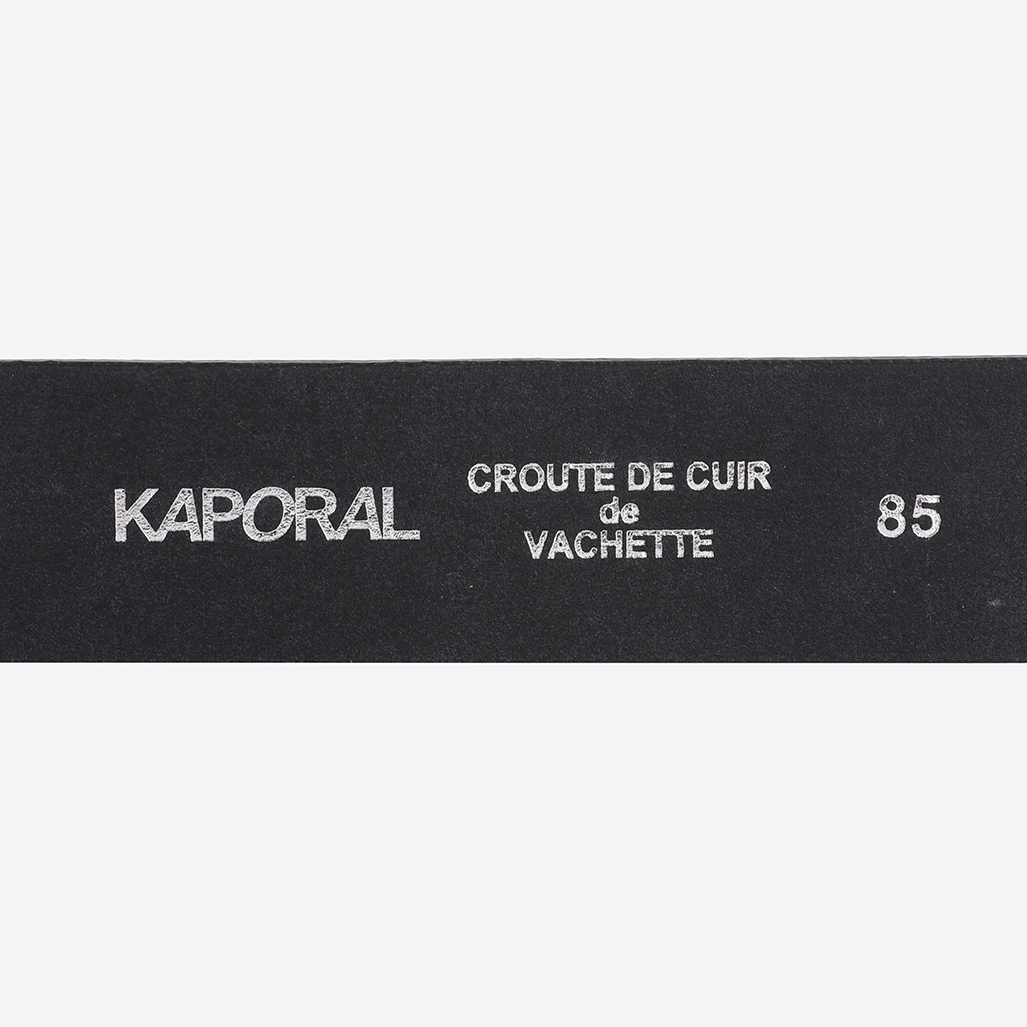 BOLDY  Ceinture en cuir noir Femme