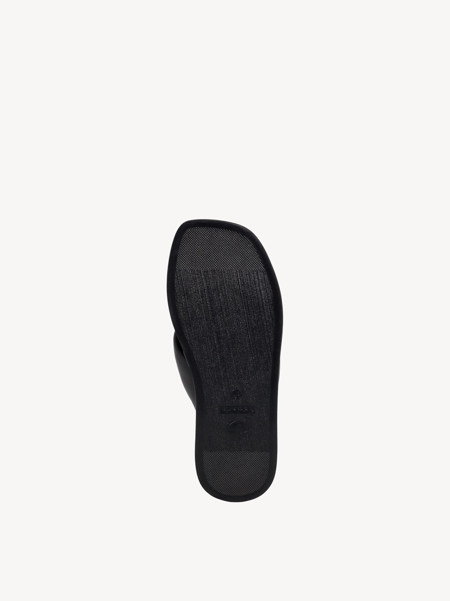 Mule en cuir - noir