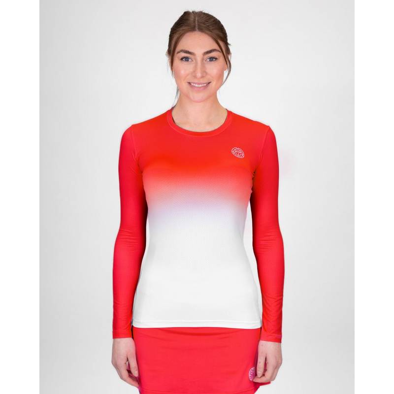 BIDI BADU Crew Gradiant Longsleeve Tennisshirt Damen