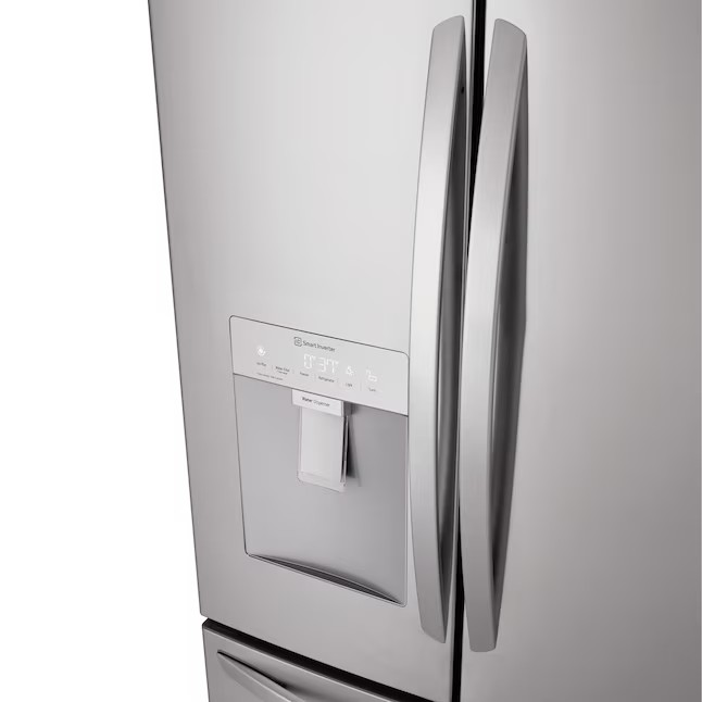 LG External Water DIspenser 28.6-cu ft 4-Door French Door Refrigerator with Ice Maker (Stainless Steel) ENERGY STAR